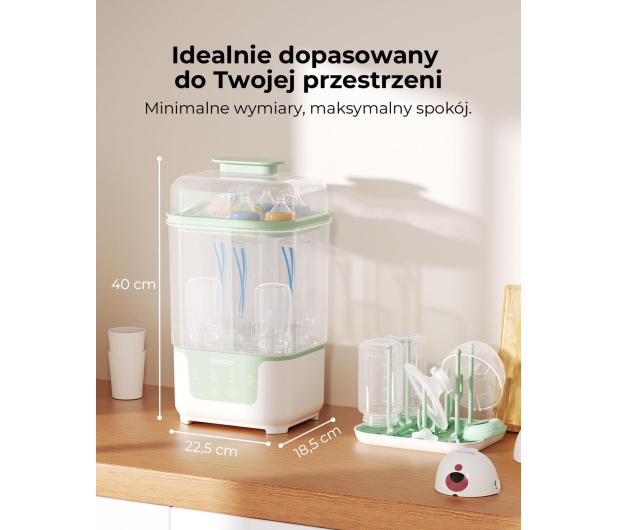 MOMCOZY Sterylizator i suszarka BS04, 4 W 1 - 1595011 - zdjęcie 9